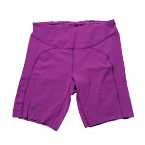 Janji Women's Small Groundwork Knit Pace Running Bike Shorts Purple